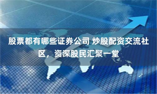 股票都有哪些证券公司 炒股配资交流社区，资深股民汇聚一堂